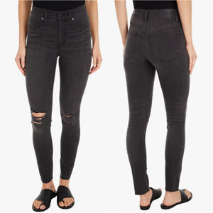 Madewell 9" Mid-Rise Skinny Jeans Black Sea Size 25
